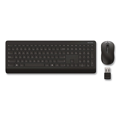 Incase Designed by Microsoft Wireless Desktop 900 Keyboard and Optical Mouse Combo, 2.4 GHz Frequency/30 ft Wireless Range, Black (PT300001)