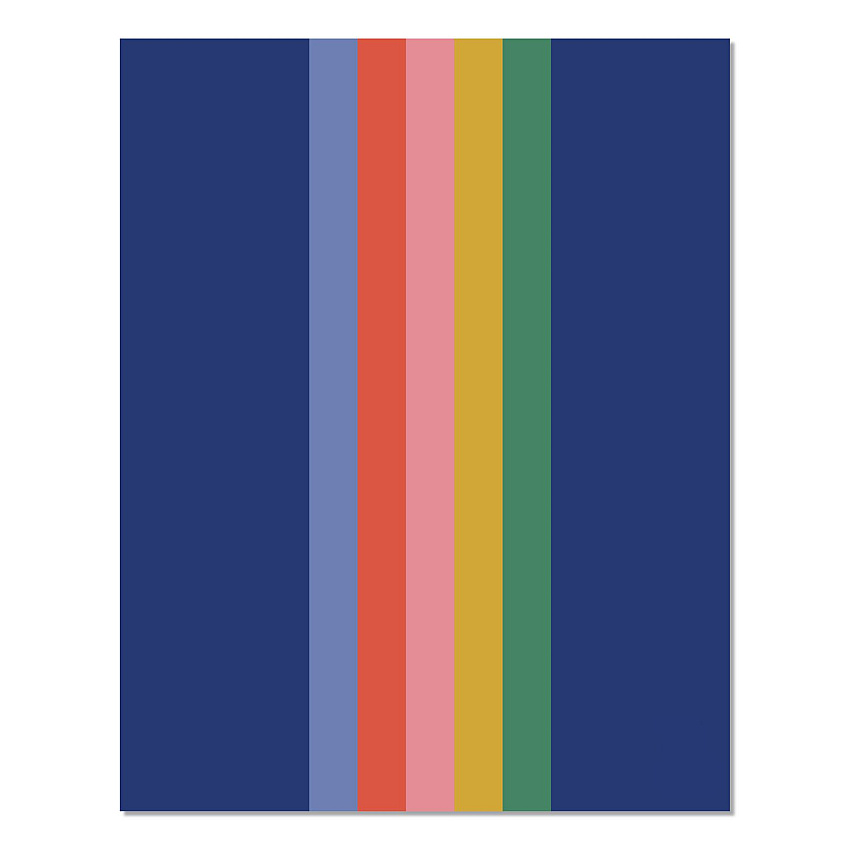 Bold Stripe Monthly Planner, 9.5 x 7.5, Multicolor Cover, 12-Month (Jan to Dec): 2026 (58510)