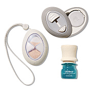 Lifelines Essential Oil Meditative Grounding Stones and Crisp Mountain Air Essential Oil, Gray, 2/Pack (114502)