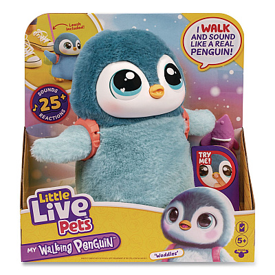 Little Live Pets My Walking Penguin Interactive Toy, Ages 5 and Up (265354)