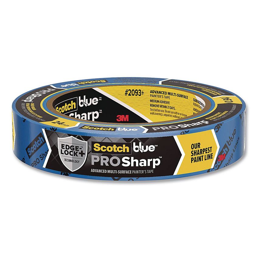 ScotchBlue PROSharp Painter's Tape, 3" Core, 0.94" x 60 yds, Blue (209324EC)