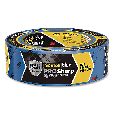 ScotchBlue PROSharp Painter's Tape, 3" Core, 1.88" x 60 yds, Blue (209348EC)