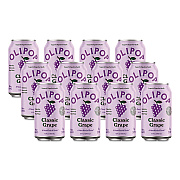 OLIPOP Prebiotic Soda, Classic Grape, 12 oz Can, 12/Carton (ICO70287)