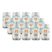 OLIPOP Prebiotic Soda, Cream Soda, 12 oz Can, 12/Carton (ICO70289)