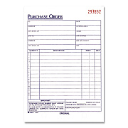 Adams Multipart Purchase Order Pad, Three Part Carbonless, 5.56 x 8.44, 50 Forms Total (TC583110EA)