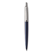 Parker Jotter Ballpoint Pen, Retractable, Medium 0.7 mm, Blue Ink, Royal Blue/Stainless-Steel Barrel (1953209)