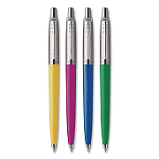 Parker Jotter Ballpoint Pen, Spirit of the 1990s Collection, Retractable, Medium 0.7 mm, Black Ink, Assorted Barrel Colors, 4/Pack (2084405)