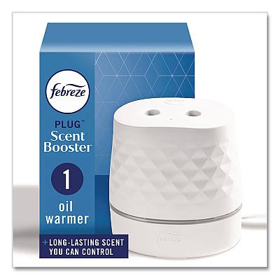 Febreze Plug Scent Booster Oil Diffuser, 4.44 x 5.43 x 4.25, White (14637)