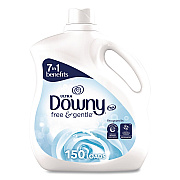 Downy Free and Gentle Liquid Fabric Softener, Unscented, 111 oz Bottle (18262)