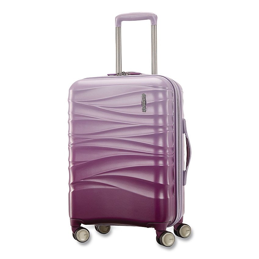 AMERICAN TOURISTER Cascade Hardside Spinner Suitcase, 15 x 9.5 x 22, Purple Haze (1432444321)