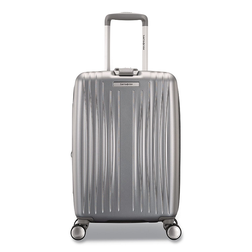 Samsonite Opto 3 Hardside Spinner Suitcase, 13.58 x 9.25 x 19.29, Silver (1470747722)