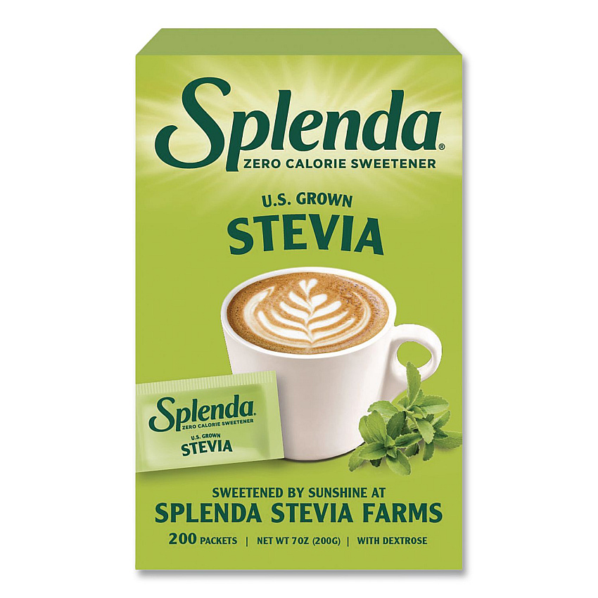 Splenda Stevia Sweetener Packet, 0.04 oz, 200/Box (HFP00612)