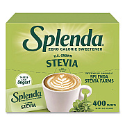 Splenda Stevia Sweetener Packet, 0.04 oz, 400/Box (HFP00613)