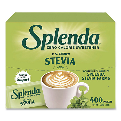 Splenda Stevia Sweetener Packet, 0.04 oz, 400/Box (HFP00613)