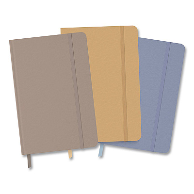 Southworth Hardcover Journal, Medium/College Rule, Assorted Cover Colors, (64) 8.25 x 5.5 Sheets, 3/Pack (91555)