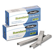 Swingline Standard Staples, 0.25" Leg, Steel, 5,000/Box, 100 Boxes/Carton (35108CT)