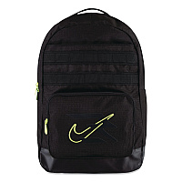 3BRAND Russell Wilson Nike Pro Laptop Backpack, Fits Devices Up to 17", 13 x 7 x 19, Black/Green (9AT047023)