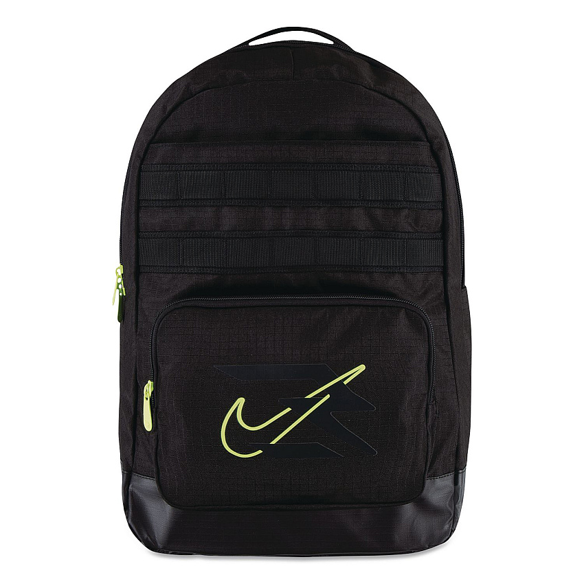 3BRAND Russell Wilson Nike Pro Laptop Backpack, Fits Devices Up to 17", 13 x 7 x 19, Black/Green (9AT047023)