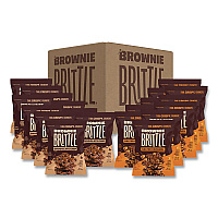 Sheila Gs Brownie Brittle Crunchy Brownie Snack Variety Pack, Chocolate Chip and Salted Caramel, 2 oz Bag, 20/Carton (KAR01416)