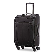 AMERICAN TOURISTER 4 KIX 2.0 Softside Spinner Suitcase, 14.5 x 9.5 x 23.5, Black (1423521041)