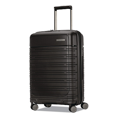 Samsonite Elevation Plus Hardside Spinner Suitcase, Fits Devices Up to 15", 15 x 10 x 23, Triple Black (1429102620)