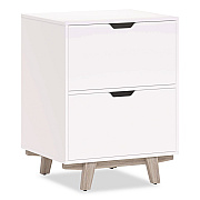 Thomasville Whitney 2-Drawer Lateral File Cabinet, Letter/Legal Size File Drawers, 23.75" x 20" x 31.25", White (SPLSWHLFTV)