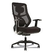 Beautyrest Duo-EX Ergonomic Mesh Back Task Chair, Supports Up to 275 lb, 19" to 22" Seat Height, Black (60051GRY)