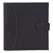 It's Academic D-Ring Non-View Binder, 3 Rings, 1" Capacity, 8.5 x 11, Black (92875)