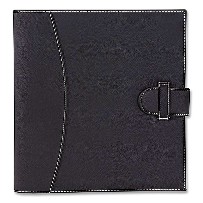 It's Academic D-Ring Non-View Binder, 3 Rings, 1" Capacity, 8.5 x 11, Black (92875)