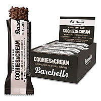 Barebells Cookies and Cream Protein Bars, 1.9 oz Individually Wrapped, 12/Box (VTN42964)