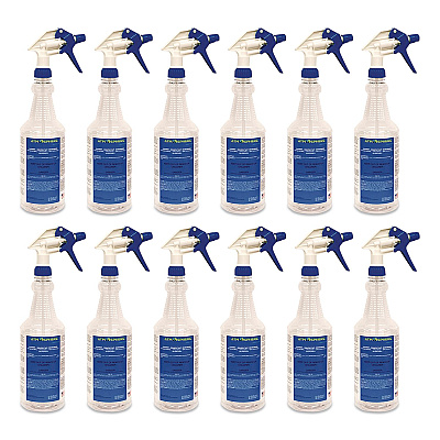 Atmosphere Empty Spray Bottle, 32 oz, Clear, 12/Carton (B3PATMSB12)