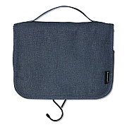 Brookstone Fabric Toiletry Bag, 8.66 x 3.35 x 8.46, Blue (BNKM0001)