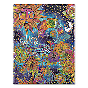 Chronicle Books Paperblanks Hardcover Journal, Laurel Burch Celestial Magic Artwork, Medium/College Rule, Multicolor Cover, (72) 9 x 7 Sheets (978143979691)