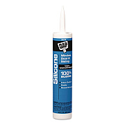 DAP 100 Percent Silicone Rubber Sealant, 9.8 oz Capsule/Cartridge, White, 12/Pack (7079808646)