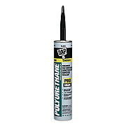 DAP Premium Polyurethane Construction Adhesive Sealant, 10.1 oz Capsule/Cartridge, Black (7079818816)
