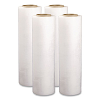 Fortitude Polyethene Stretch, 17.25" x 1,500 ft, 28-Gauge, Clear, 4 Rolls/Carton (18281500)