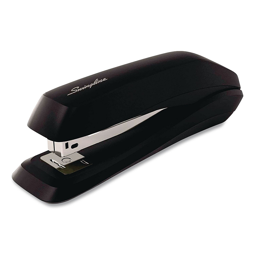 Swingline Standard Full Strip Desk Stapler, Eco Version, 15-Sheet Capacity, Black, 12/Carton (54501ECT)