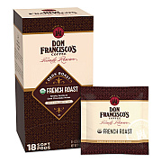 Don Francisco's Coffee French Roast Soft Pod, 18/Box (FGS14508)
