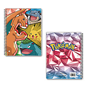 Innovative Designs Licensed Spiral Notebook, Pokemon, 1-Subject, Wide/Legal Rule, Multicolor Cover, (70) 10.5 x 8 Sheets (716135POKSA)