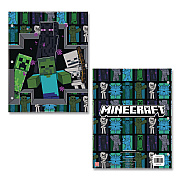 Innovative Designs Licensed Two-Pocket Folder, Minecraft, Side: 3-Hole Punched, Accommodates (50) 11 x 8.5 Sheets, Multicolor (716604MCRSA)