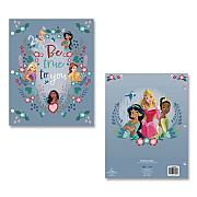 Innovative Designs Licensed Two-Pocket Folder, Disney Princesses, Side: 3-Hole Punched, Accommodates (50) 11 x 8.5 Sheets, Multicolor (718358PRSA)