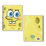 Innovative Designs Licensed Spiral Notebook, Spongebob, 1-Subject, Wide/Legal Rule, Multicolor Cover, (70) 10.5 x 8 Sheets (719132SBSA)