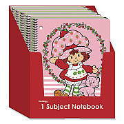 Inkology Licensed Spiral Notebook, Randomly Assorted Strawberry Shortcake Cover Designs, Medium/College Rule, (80) 10.5 x 8 Sheets (4706912PDQ)