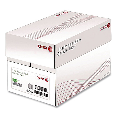 Xerox Premium Continuous Print Computer Paper, 1-Part, 92 Bright, 20 lb Bond Weight, 9.5 x 11, 2,300/Carton (266841)