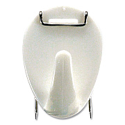 Officemate Cubicle Hooks, White, 5/Pack (509803)