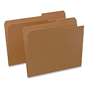Pendaflex Reinforced Top-Tab File Folders, 2/5-Cut Tabs, Letter, Brown Kraft, 100/Box (RK15225RE)