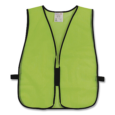 PIP Hook and Loop Safety Vest, One Size Fits Most, Lime (3000800LY)