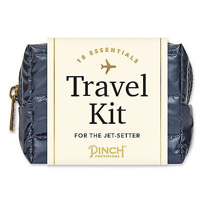 Pinch Provisions Travel Comfort Set, 18 Pieces, Navy (RAVEL1PUFNVY)