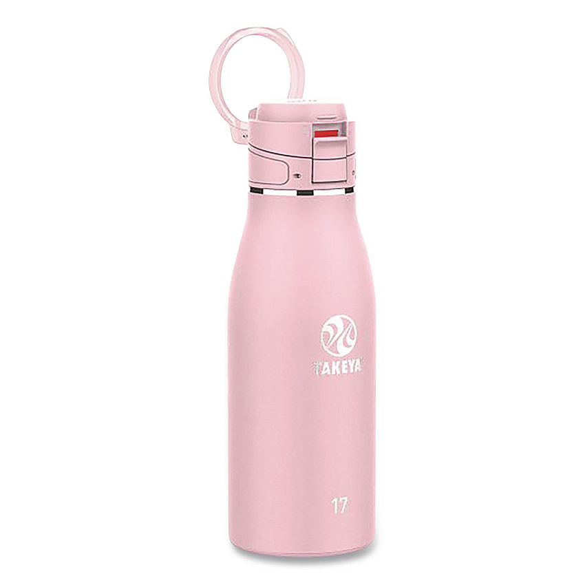 TAKEYA Traveler Stainless Steel Vacuum Insulated Travel Mug, 17 oz, Blush (52207)