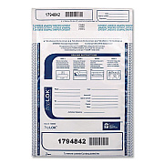 TripLOK Deposit Bag, Plastic, 9" x 12", White, 100/Pack (585032)